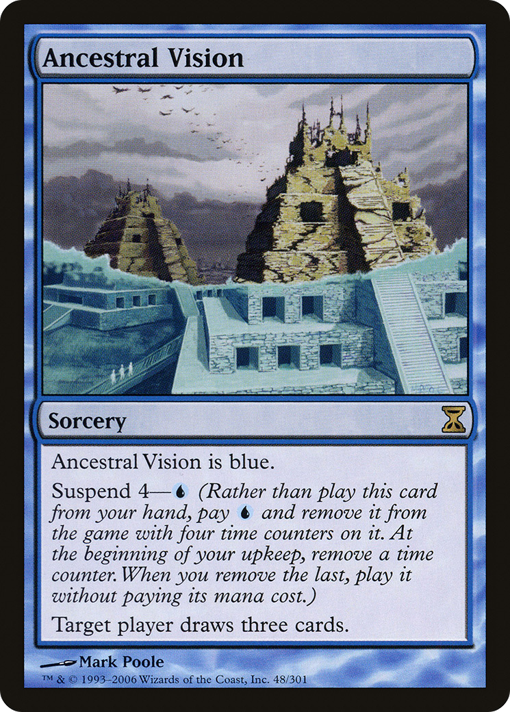 Ancestral Vision (TSP-048) [Time Spiral] Foil
