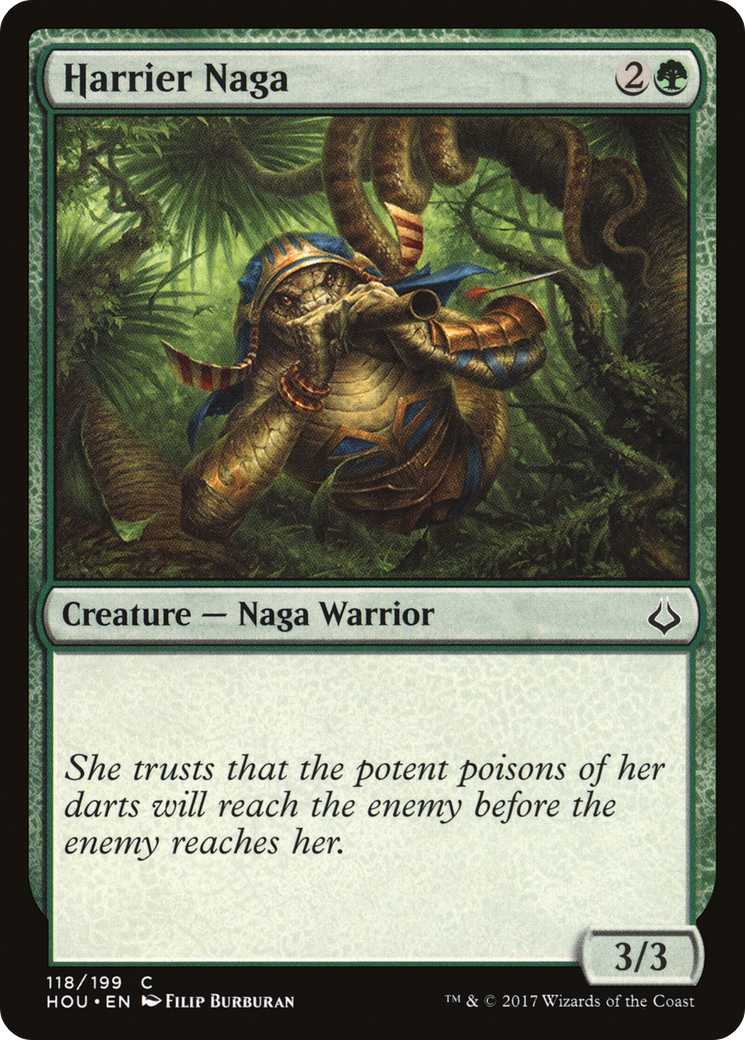 Harrier Naga (HOU-118) [Hour of Devastation] Foil
