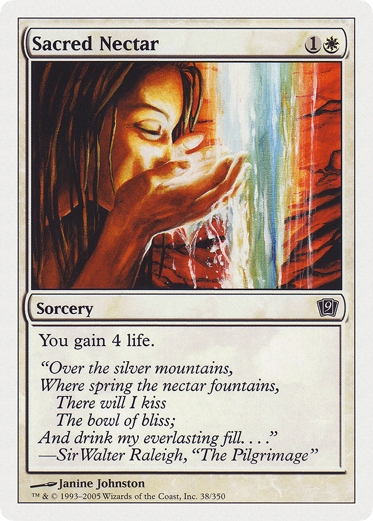 Sacred Nectar (9ED-038) [9th Edition]