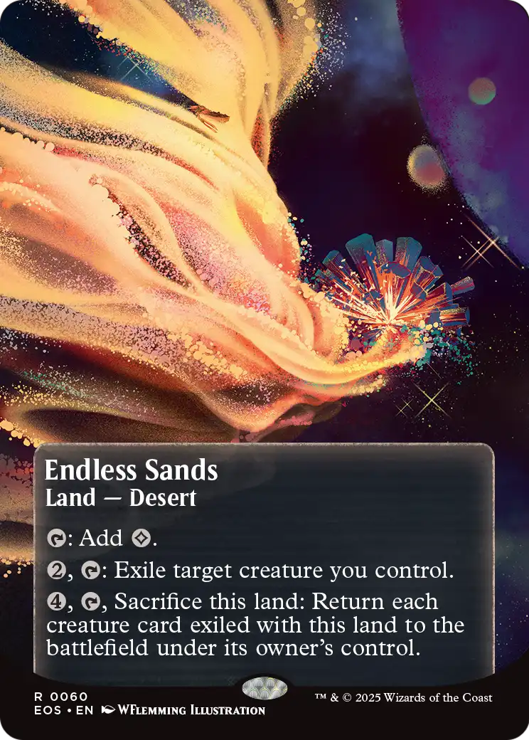 Endless Sands (EOS-060) (Borderless) [Edge of Eternities: Stellar Sights]