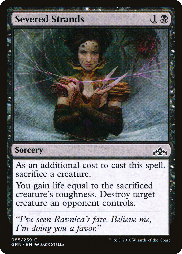 Severed Strands (GRN-085) [Guilds of Ravnica] Foil