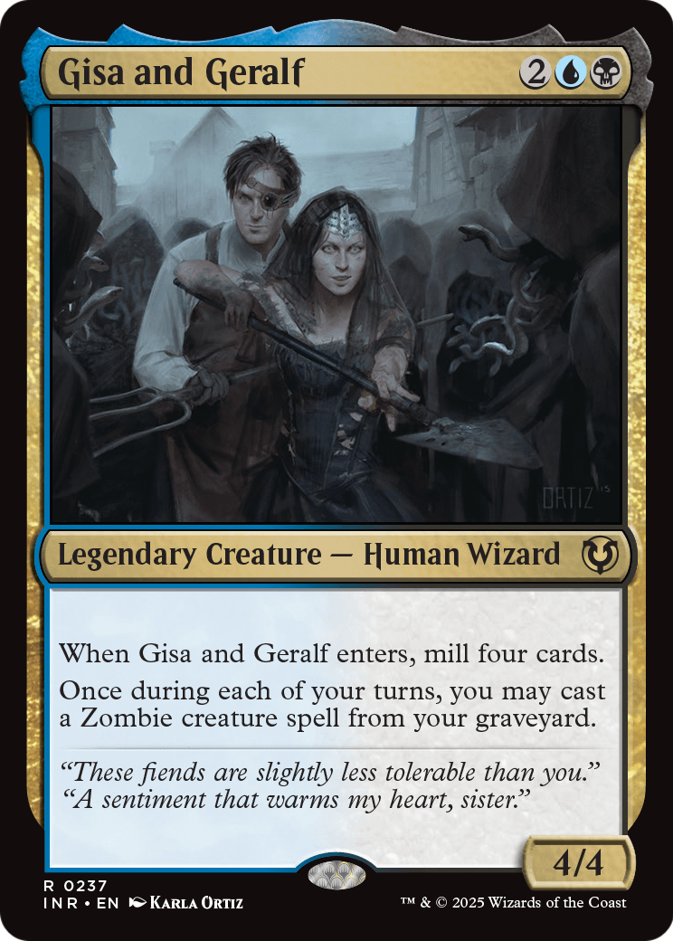 Gisa and Geralf (INR-237) [Innistrad Remastered] Foil