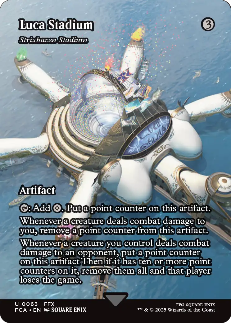 Luka Stadium - Strixhaven Stadium (Showcase) (Misprint) (FCA-063) (Borderless) [FINAL FANTASY: Through the Ages] Foil