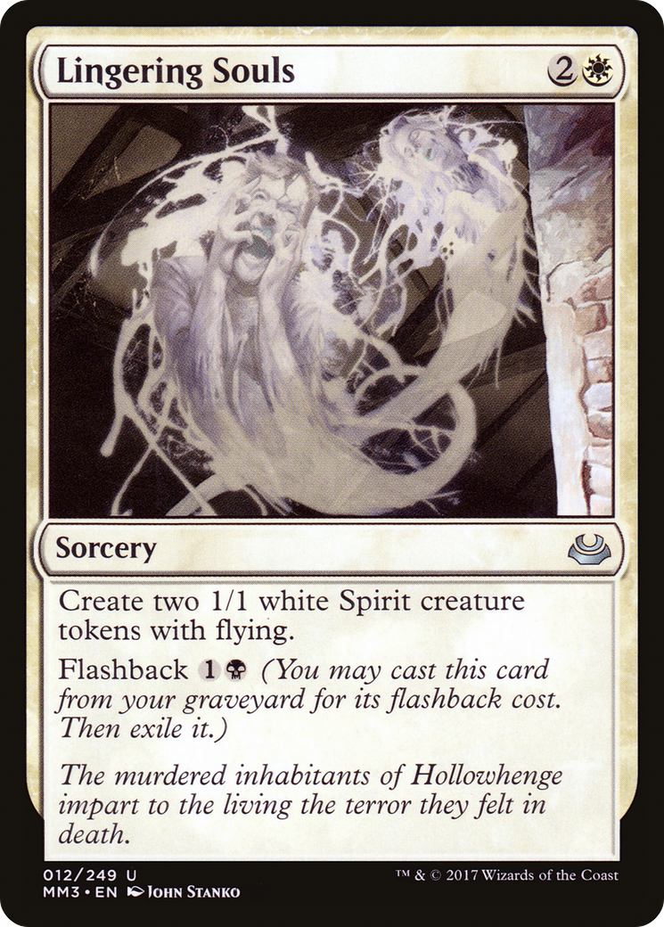 Lingering Souls (MM3-012) [Modern Masters 2017] Foil