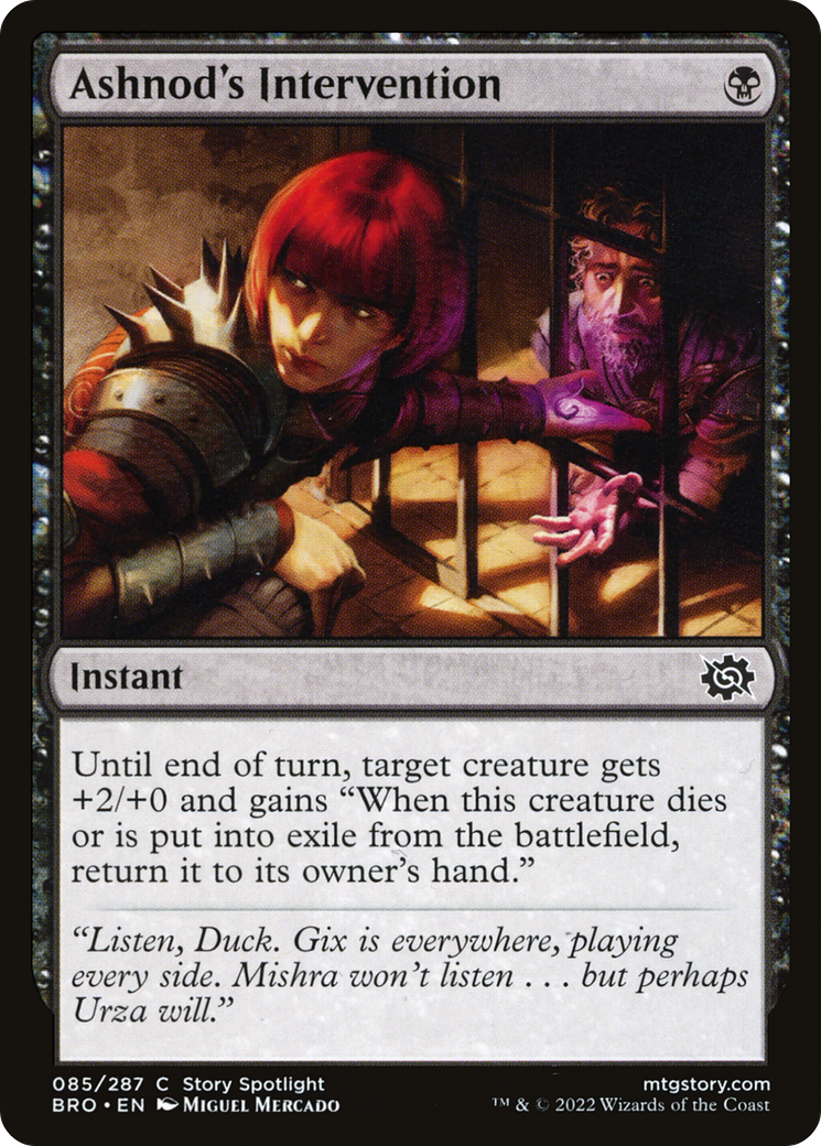 Ashnod's Intervention (BRO-085) [The Brothers' War]