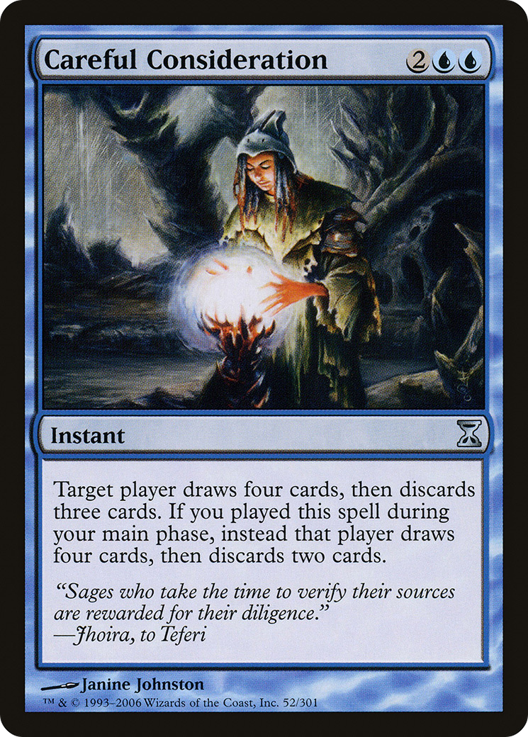 Careful Consideration (TSP-052) [Time Spiral] Foil