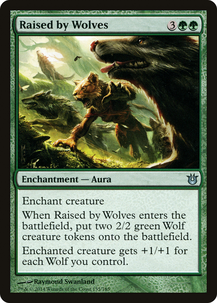 Raised by Wolves (BNG-135) [Born of the Gods] Foil