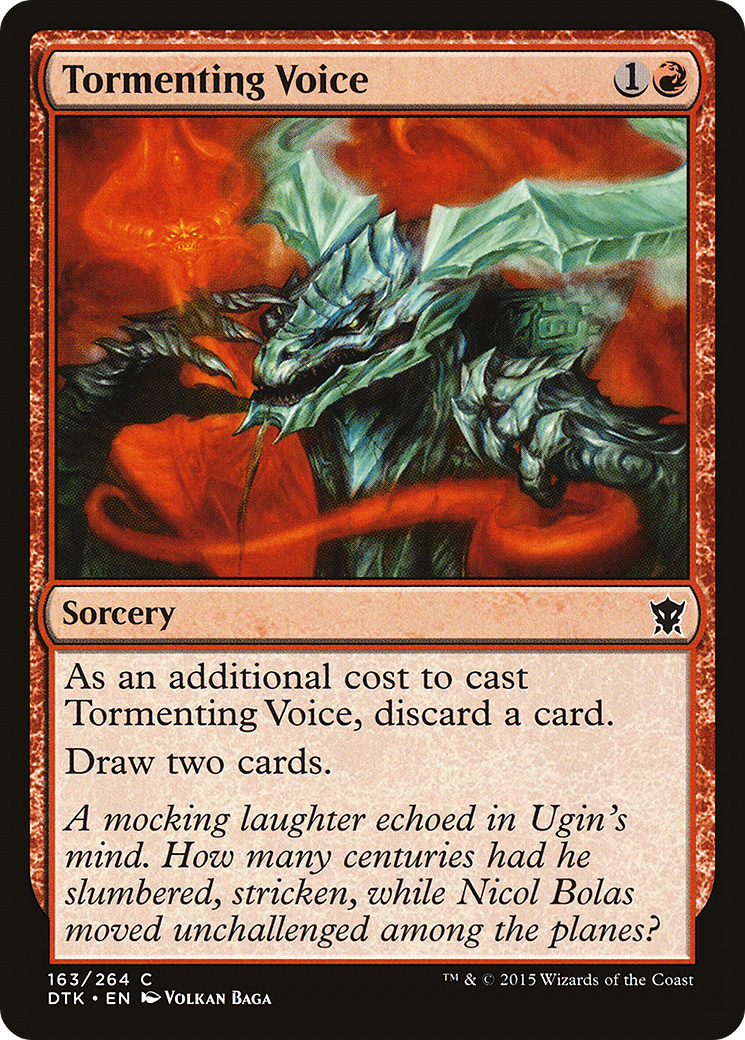 Tormenting Voice (DTK-163) [Dragons of Tarkir] Foil