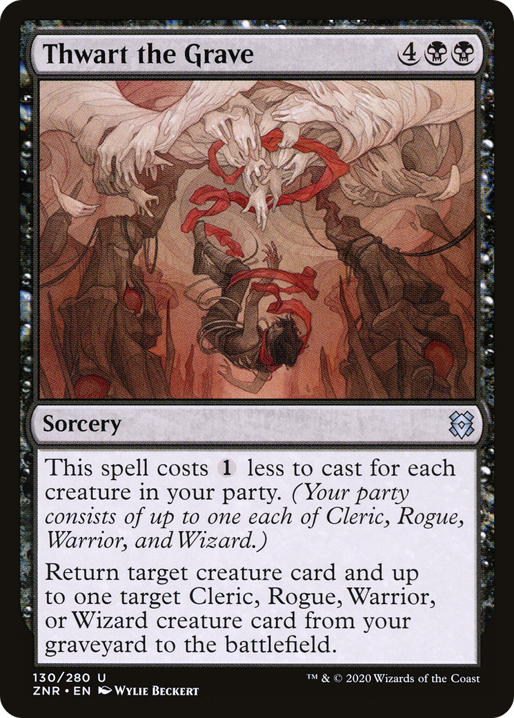 Thwart the Grave (ZNR-130) [Zendikar Rising]