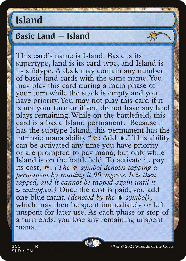 Island (SLD-255) (Full-Text Lands) [Secret Lair Drop]