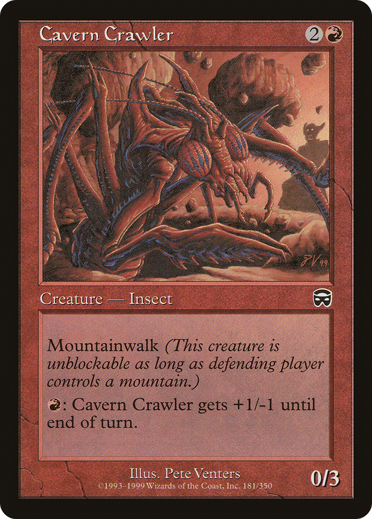 Cavern Crawler (MMQ-181) [Mercadian Masques]