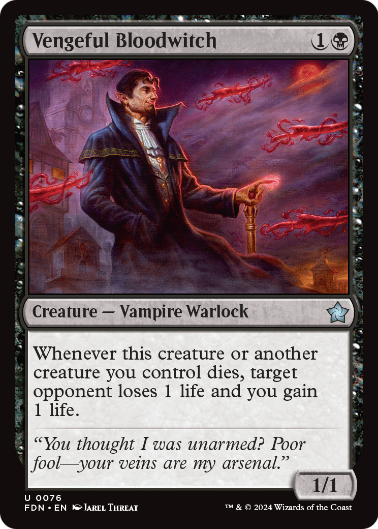 Vengeful Bloodwitch (FDN-076) [Foundations]