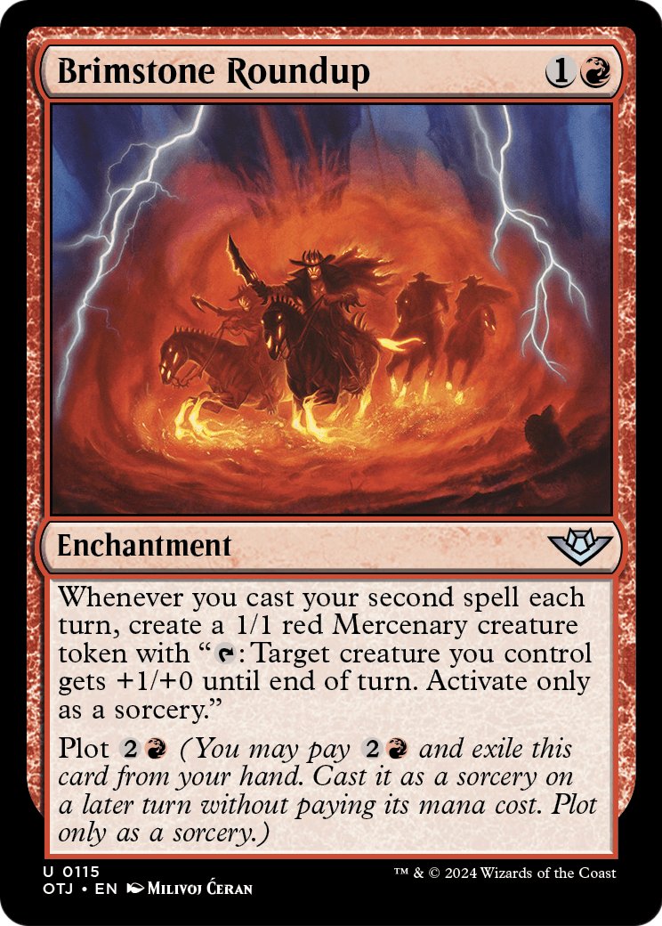 Brimstone Roundup (OTJ-115) [Outlaws of Thunder Junction] Foil