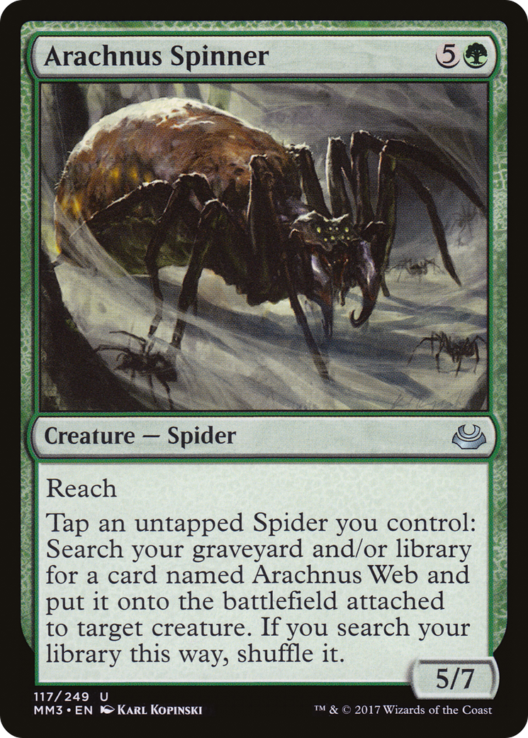 Arachnus Spinner (MM3-117) [Modern Masters 2017]