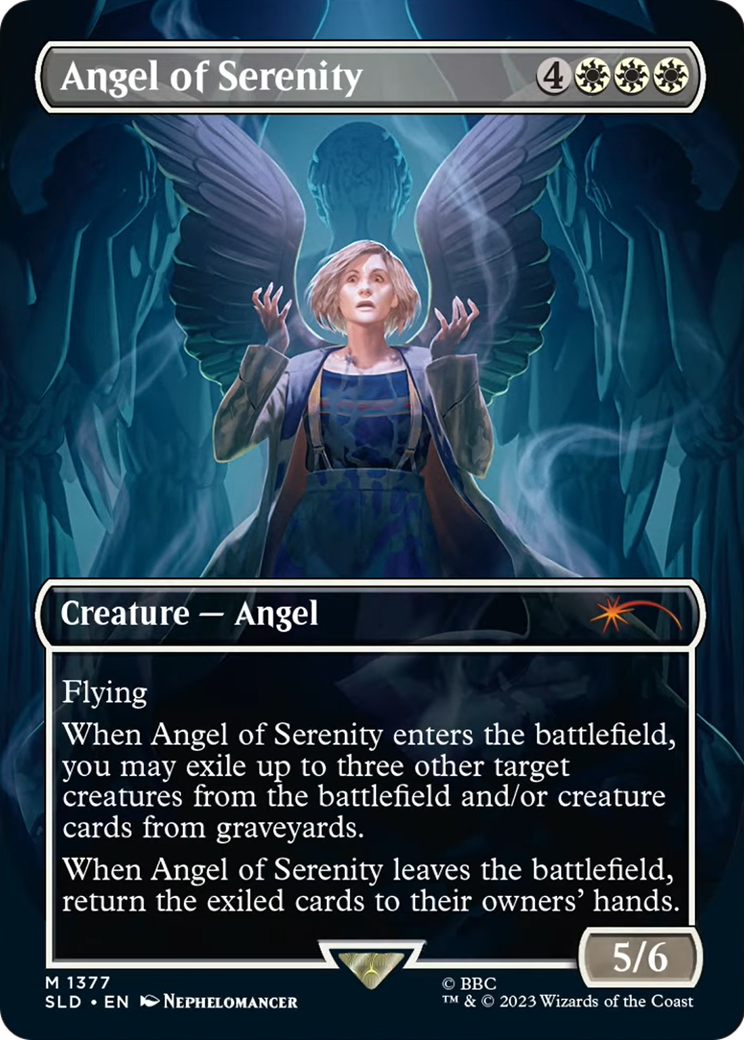 Angel of Serenity (SLD-1377) (Borderless) [Secret Lair Drop]