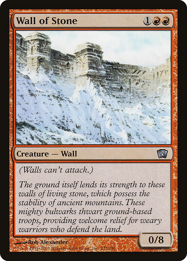Wall of Stone (8ED-232) [8th Edition]