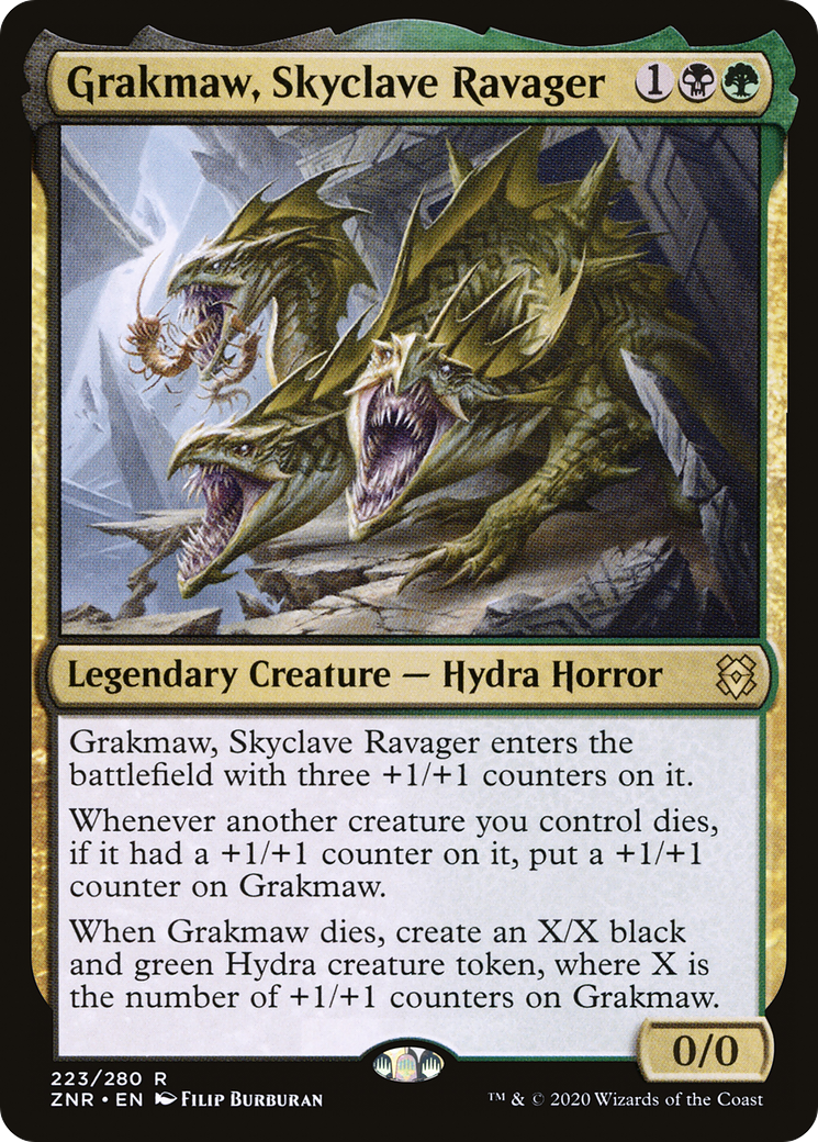 Grakmaw, Skyclave Ravager (ZNR-223) [Zendikar Rising] Foil