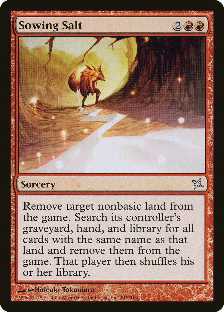 Sowing Salt (BOK-118) [Betrayers of Kamigawa]