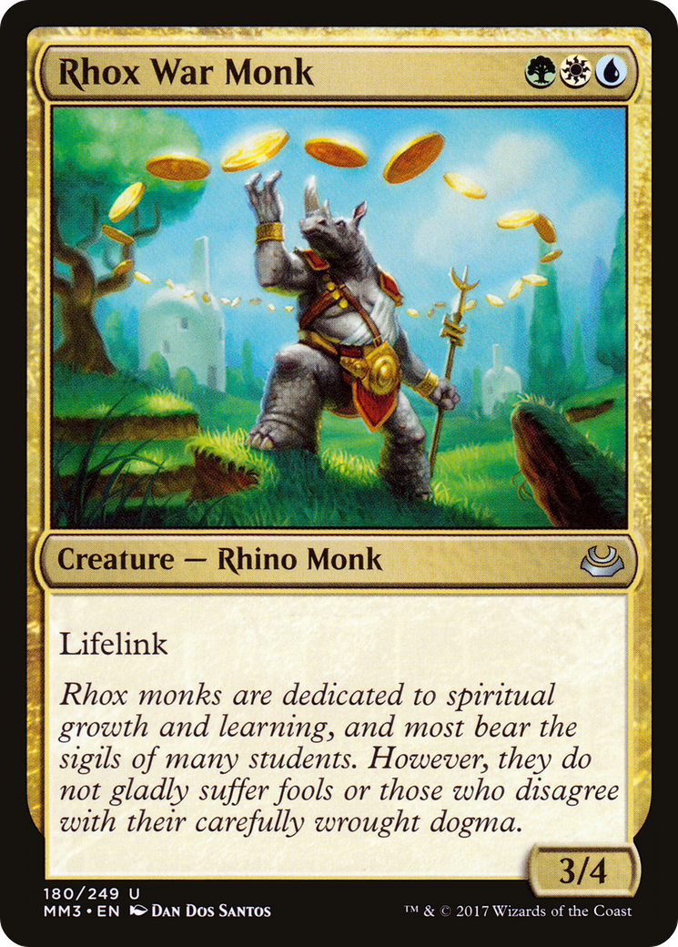 Rhox War Monk (MM3-180) [Modern Masters 2017] Foil