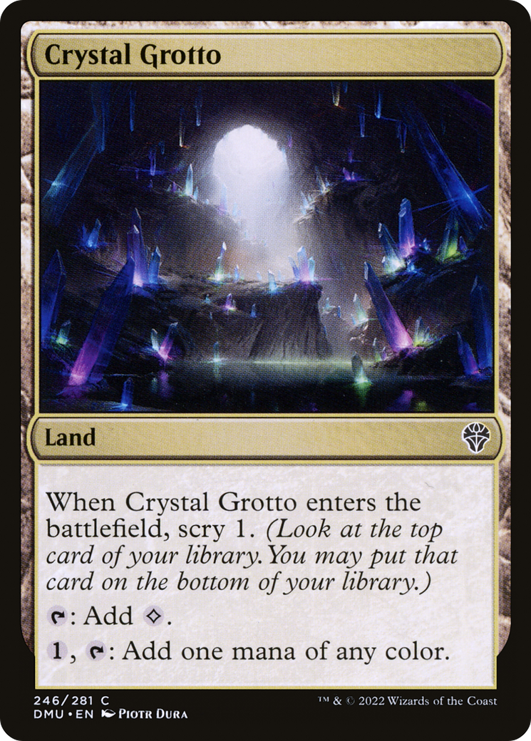 Crystal Grotto (DMU-246) [Dominaria United]
