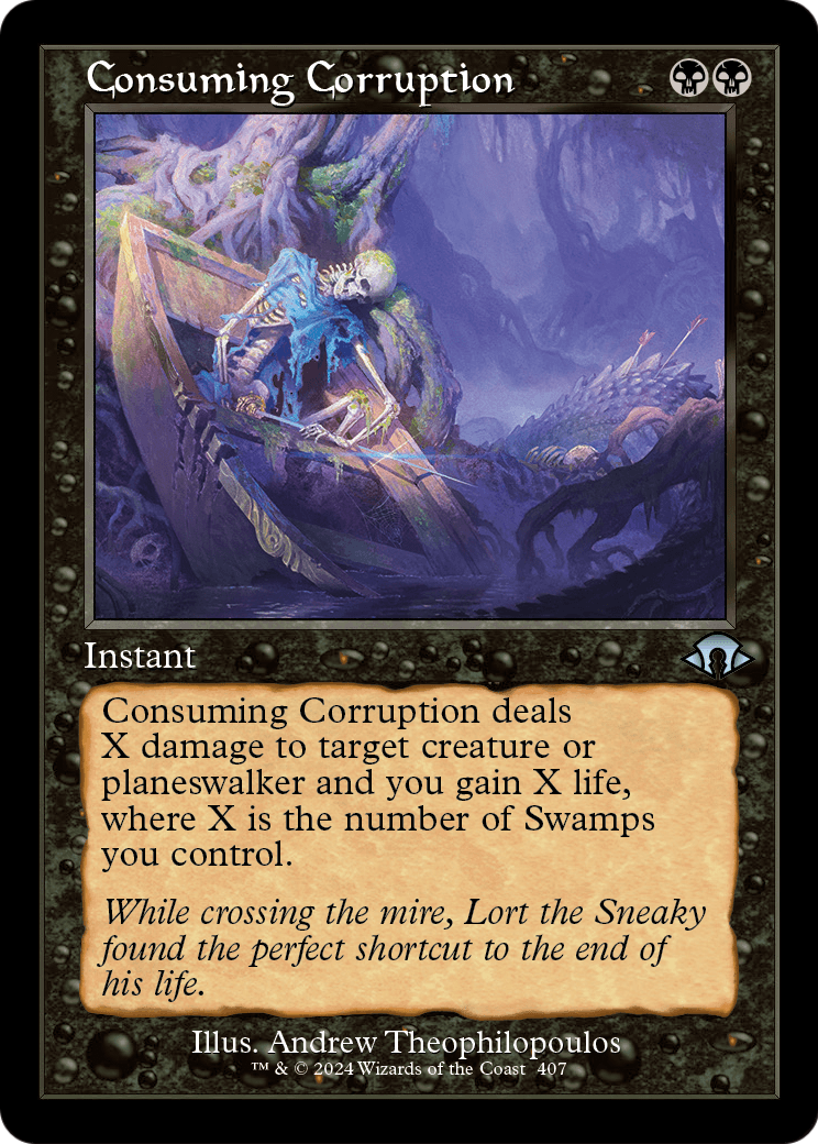 Consuming Corruption (Retro Frame) (MH3-407) [Modern Horizons 3] Foil