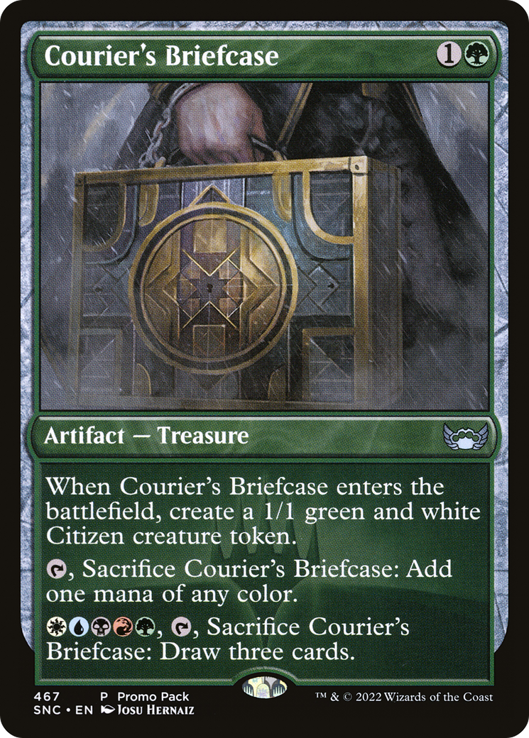 Courier's Briefcase (PPSNC-467) [Promo Pack: Streets of New Capenna] Foil