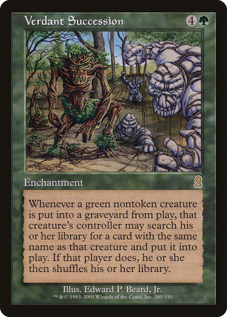 Verdant Succession (ODY-280) [Odyssey] Foil