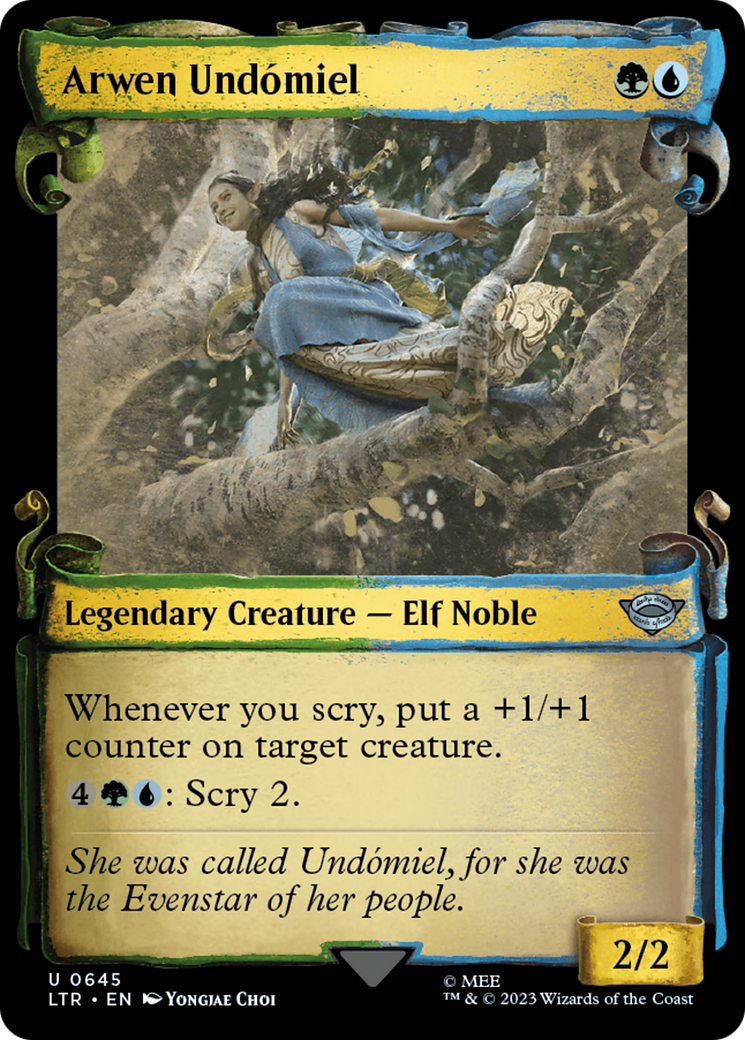 Arwen Undomiel (Showcase Scrolls) (LTR-645) [The Lord of the Rings: Tales of Middle-earth] Foil