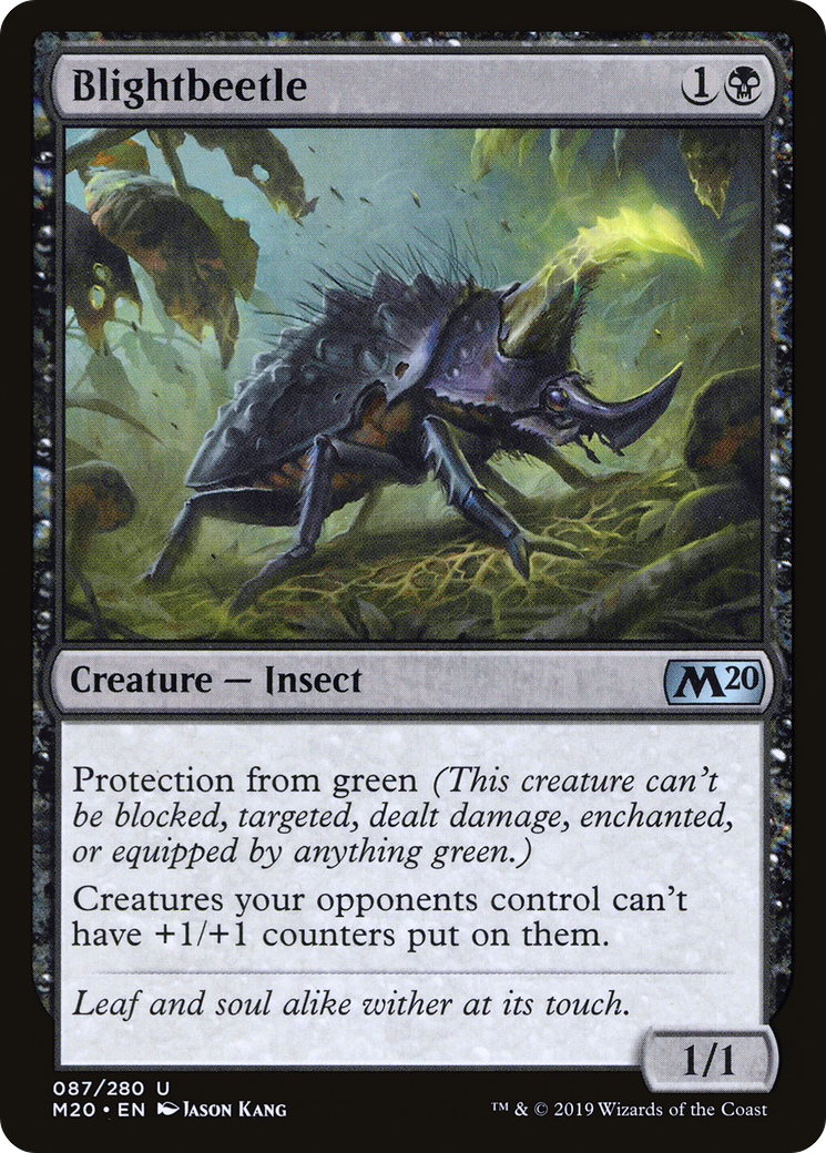 Blightbeetle (M20-087) [Core Set 2020] Foil
