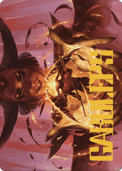 Convenient Target // Convenient Target (AMKM-011) (Borderless) [Murders at Karlov Manor Art Series] Foil