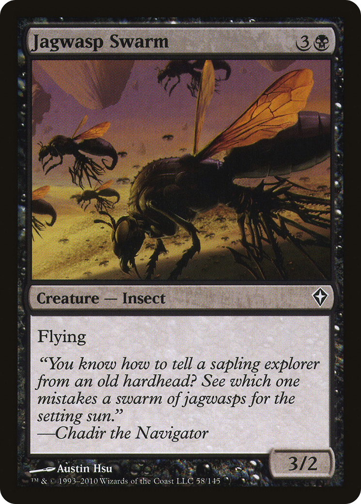 Jagwasp Swarm (WWK-058) [Worldwake] Foil