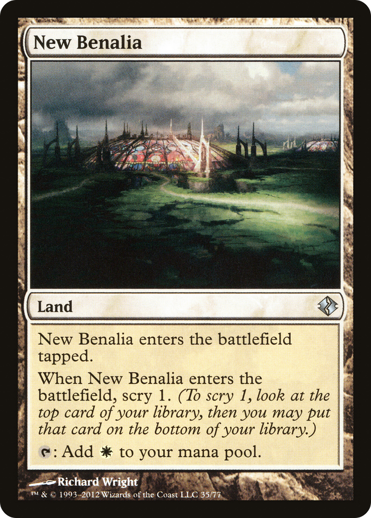 New Benalia (DDI-035) [Duel Decks: Venser vs. Koth]