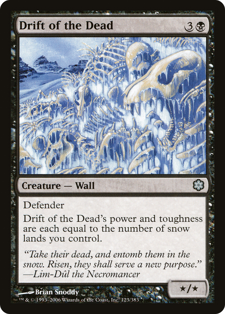 Drift of the Dead (CTD-123) [Coldsnap Theme Decks]