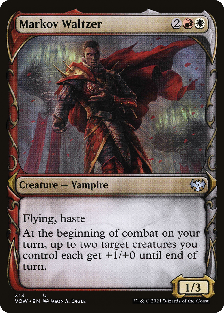 Markov Waltzer (Showcase) (VOW-313) [Innistrad: Crimson Vow] Foil