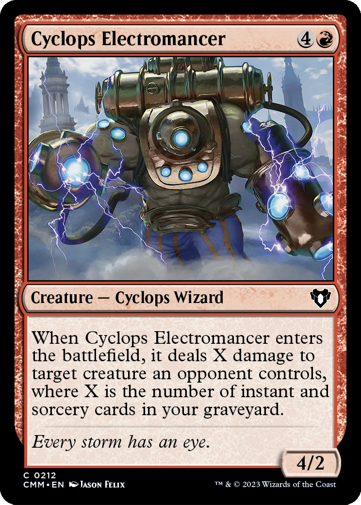 Cyclops Electromancer (CMM-212) [Commander Masters]