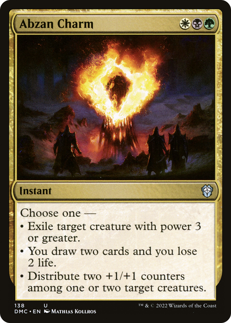 Abzan Charm (DMC-138) [Dominaria United Commander]