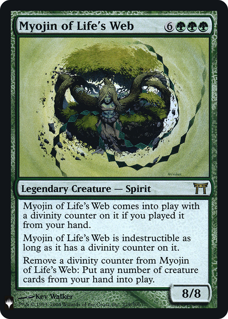 Myojin of Life's Web (LIST-CHK-229) [The List] Foil