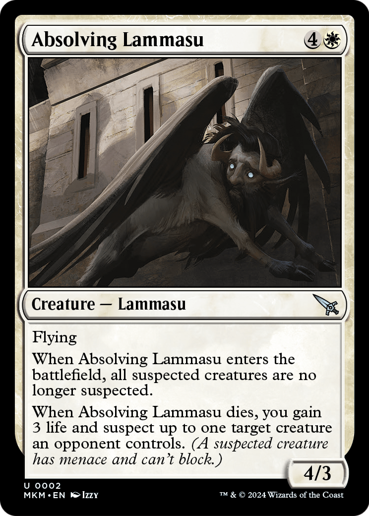 Absolving Lammasu (MKM-002) [Murders at Karlov Manor] Foil