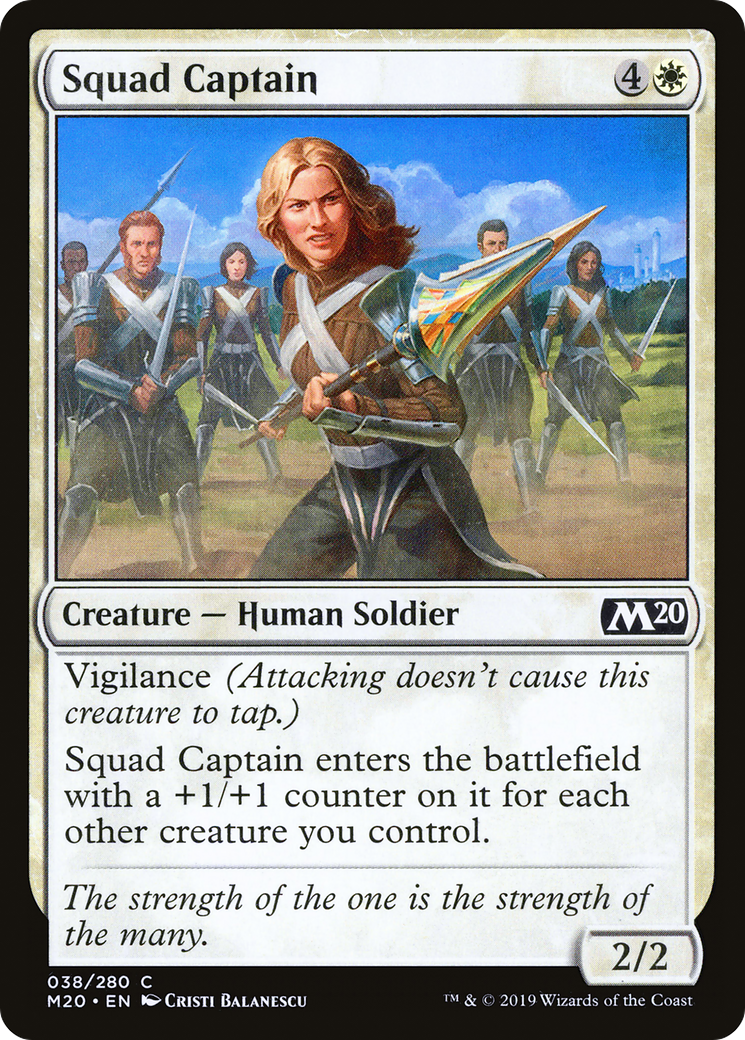 Squad Captain (M20-038) [Core Set 2020]