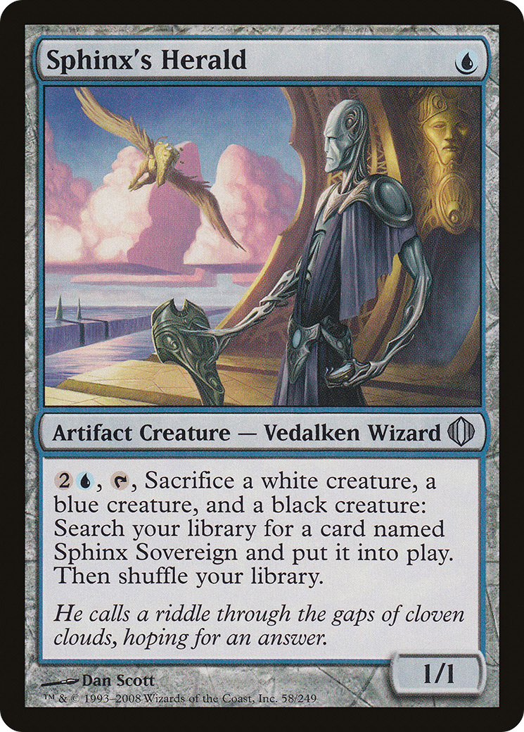 Sphinx's Herald (ALA-058) [Shards of Alara] Foil