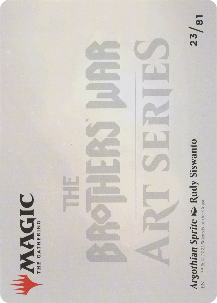 Argothian Sprite // Argothian Sprite (ABRO-023) (Borderless) [The Brothers' War Art Series]