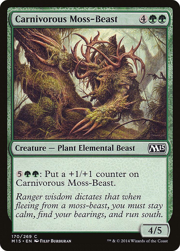 Carnivorous Moss-Beast (M15-170) [Magic 2015] Foil