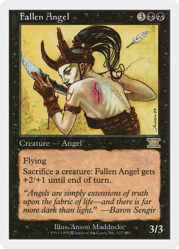 Fallen Angel (6ED-127) [Classic Sixth Edition]