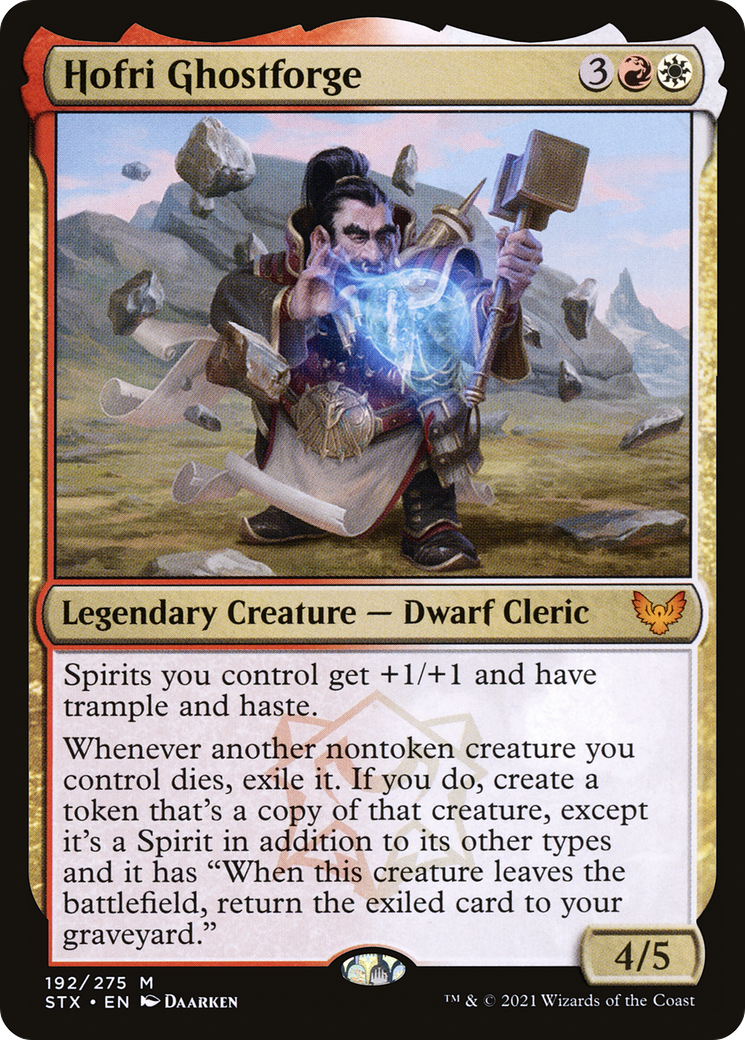 Hofri Ghostforge (STX-192) [Strixhaven: School of Mages] Foil