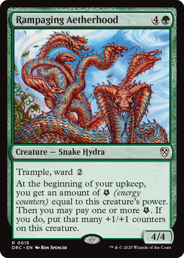 Rampaging Aetherhood (DRC-015) [Commander: Aetherdrift]
