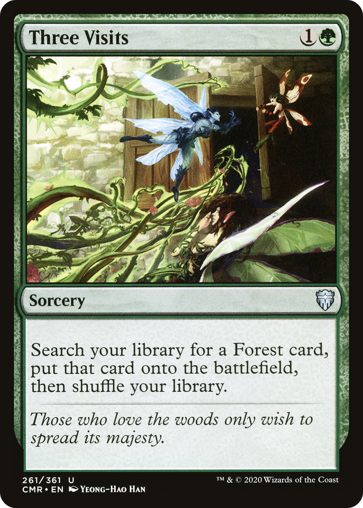 Three Visits (CMR-261) [Commander Legends]