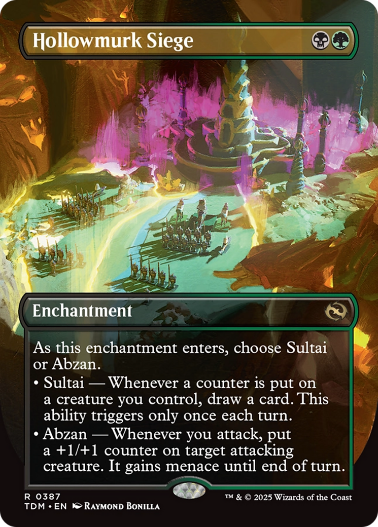 Hollowmurk Siege (Borderless) (TDM-387) [Tarkir: Dragonstorm]