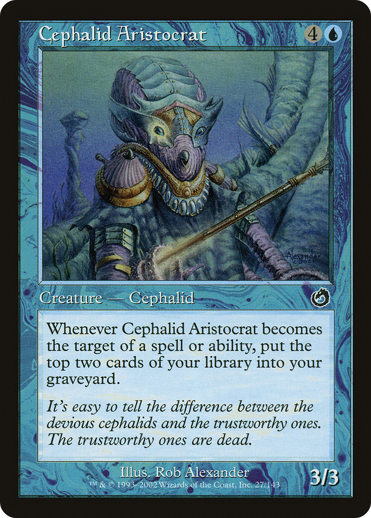 Cephalid Aristocrat (TOR-027) [Torment] Foil