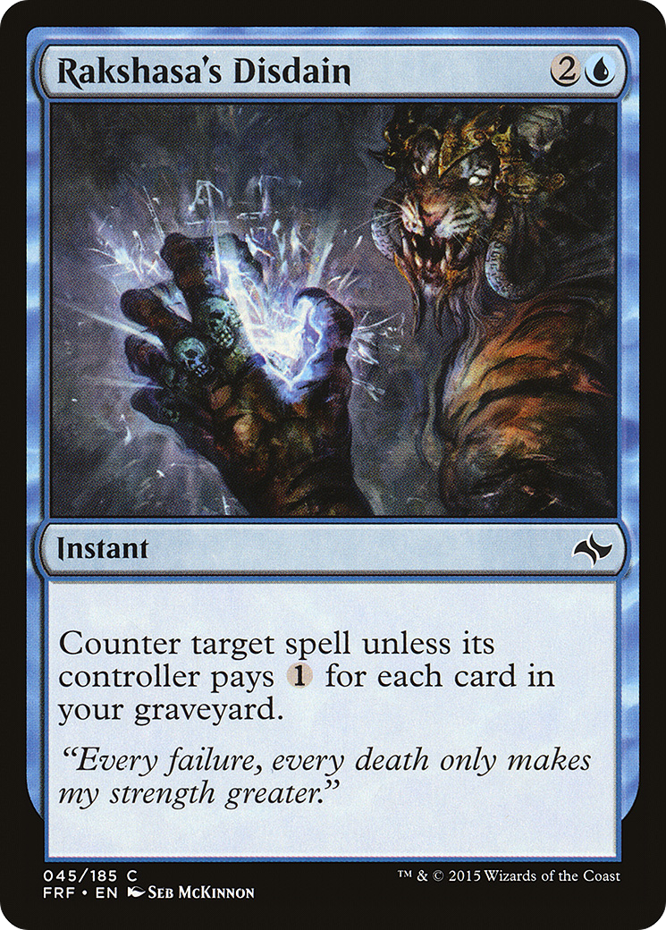 Rakshasa's Disdain (FRF-045) [Fate Reforged]
