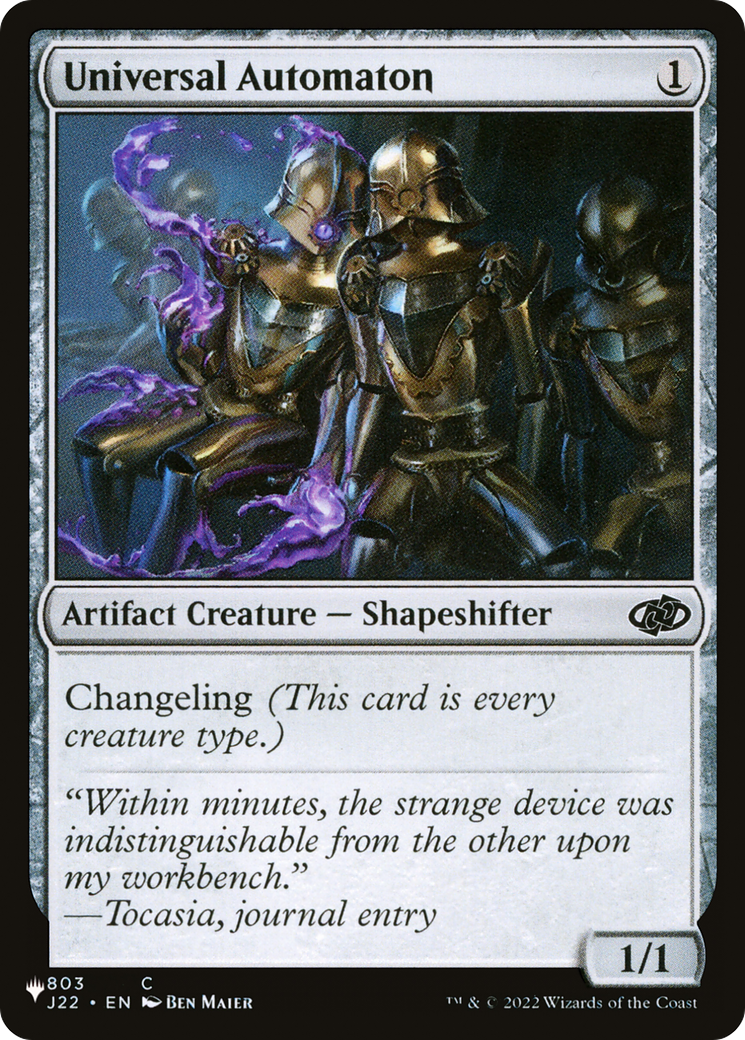 Universal Automaton (LIST-J22-803) [The List]